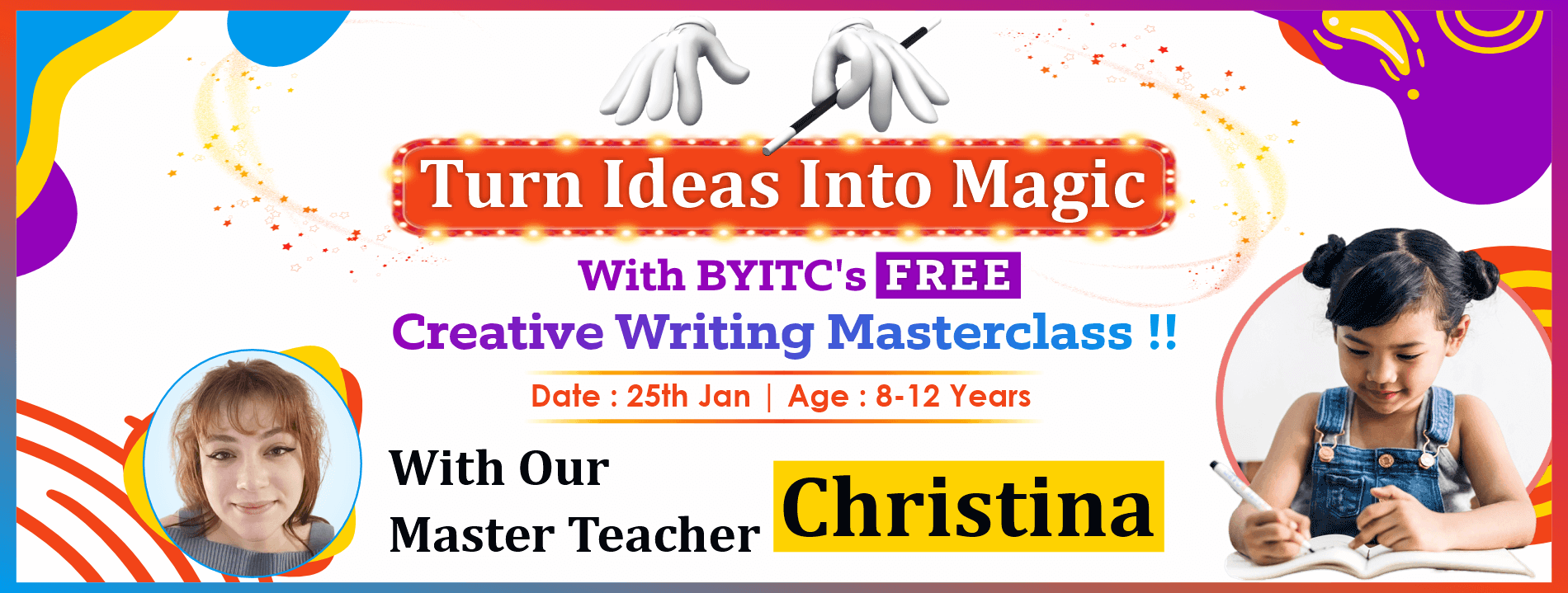 Free Creative Writing Masterclass