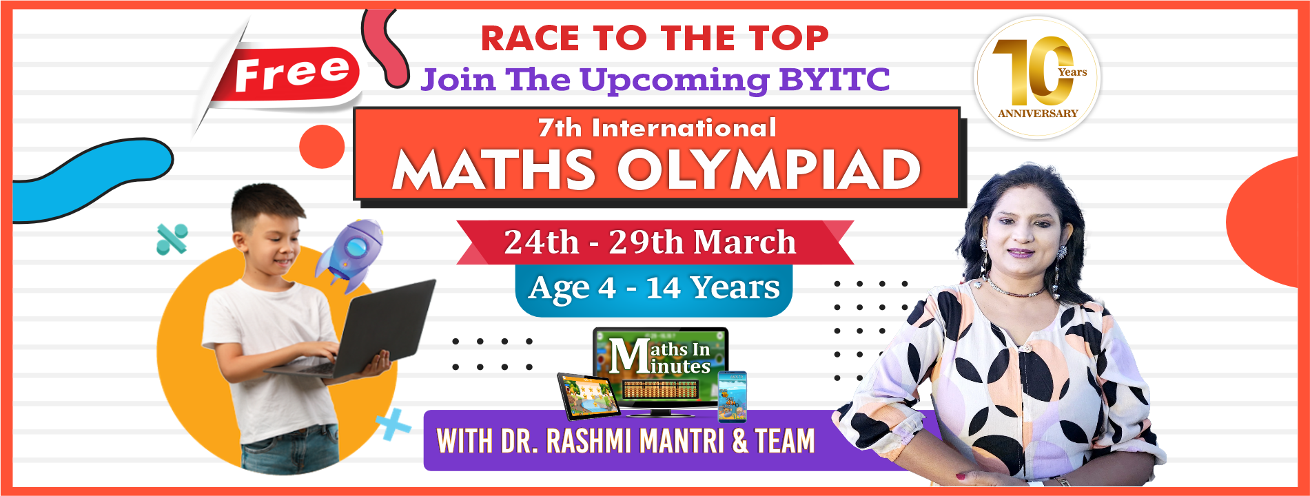 Free BYITC 7th International Maths Olympiad